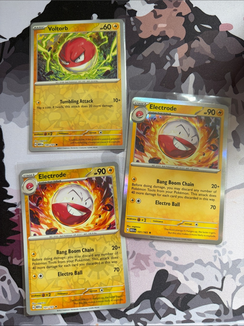 Voltorb Electrode Reverse Holo Evolution Pokémon Card Lot TCG Pokemon 151 ✨5/$25